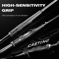 Gambar SEASIRORIGIN Overcast M/MH Joran Pancing Spinning&Casting Serat Karbon dengan Ring Pemandu Keramik Sensitivitas Tinggi Berat Umpan 5-40g Panjang 1.98M-2.59M Joran Satu Bagian dengan Pegangan untuk Jarak Lempar Jauh - S662M(1.98M) dari SeasirToko Kab. Tangerang 3 Tokopedia