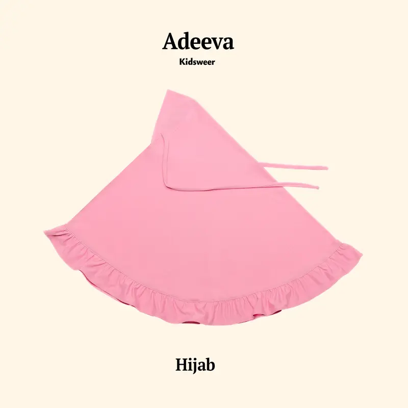 Gamis Bayi Perempuan Newborn Almeera   0-4 bulan 6-12 bulan 12-18 bulan Baju Muslim Anak free hijab Dress Cewek Lebaran Syari 8