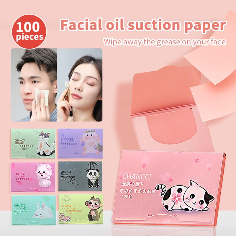 200pcs Natural Green Tea Oil Absorbing Tissues /Premium Face Oil Blotting Paper Oil Absorbing Paper 1