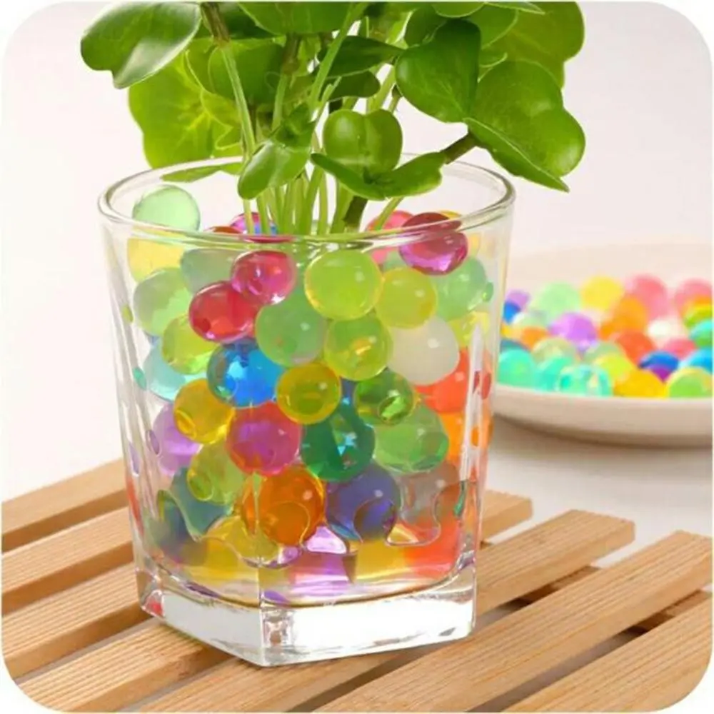CS 10000PCS Colorful Soil Beads Plant Water Balls Soft Toys Gift  #257869