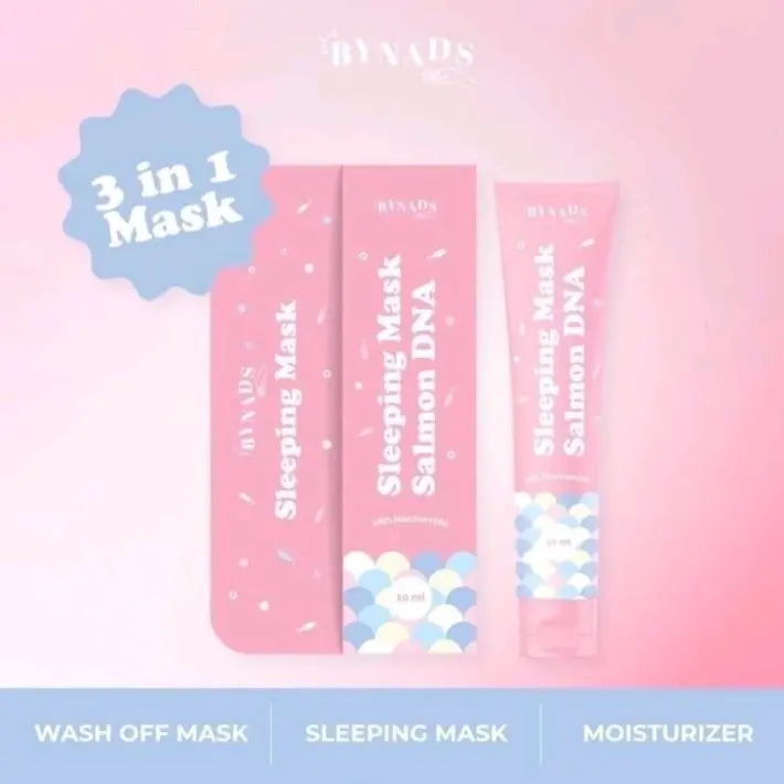 Ready Sleeping Mask 3IN1 By Nads Moisturizer ByNads Semua Jenis Kulit Masker Wajah 1