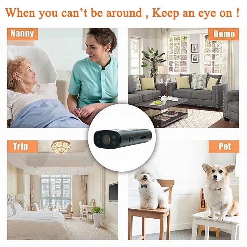 1080P Spy Camera Mini Wifi Baterai Internal FHD 2MP Kamera Cctv Mini Tersembunyi Security Cameras Pengintai Mini Kamera Kecil Tersembunyi Tanpa Wifi Ip Camera Cctv Wifi Spy Cam Kamera Pengintai Mini with Night Vision Wireless Smart 4