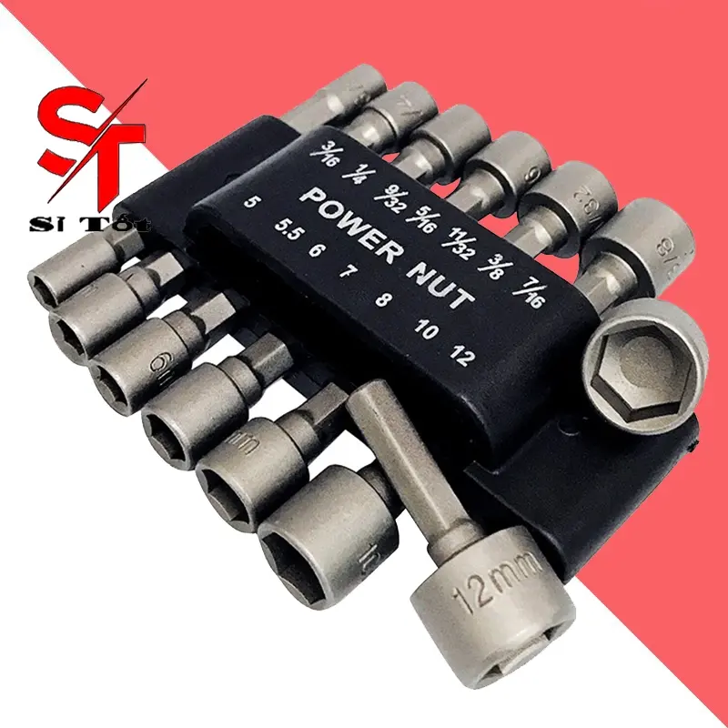 Bộ 14 Đầu Khẩu Vặn Ốc Lục Giác Gắn Máy Khoan Tháo Lắp