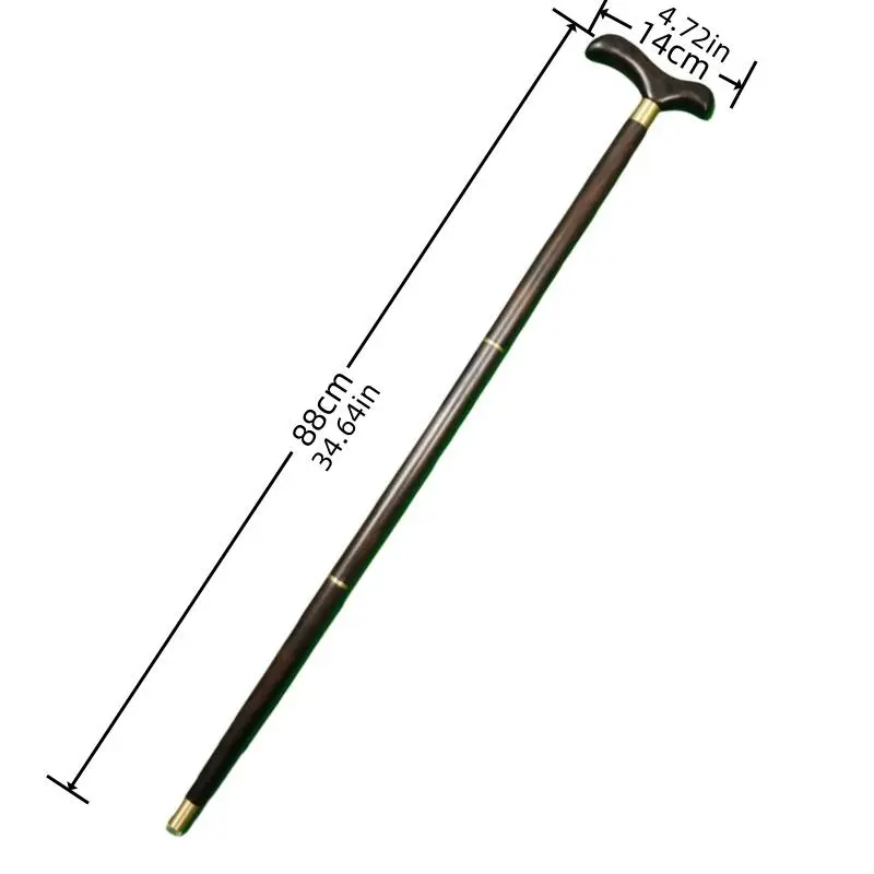 Wooden Hiking Stick, 1 Count Portable Walking Aid Tool, Hiking Stick for Outdoor Camping Hiking, Walking Aid Tool for Elderly 1