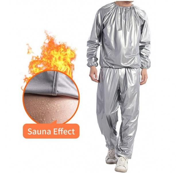 DHD Unisex-Saunaanzug für Männer und Frauen, zum Trainieren und Abnehmen für Männer (ohne Kapuze)_voghion.com