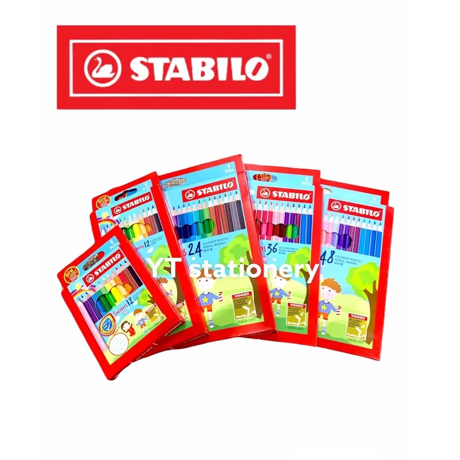 (ORIGINAL) Stabilo colour pencil (1873 - 12S) / (1877 - 12L) / (1879 - 24L) / (1878 - 36L) / (1879 - 48L)