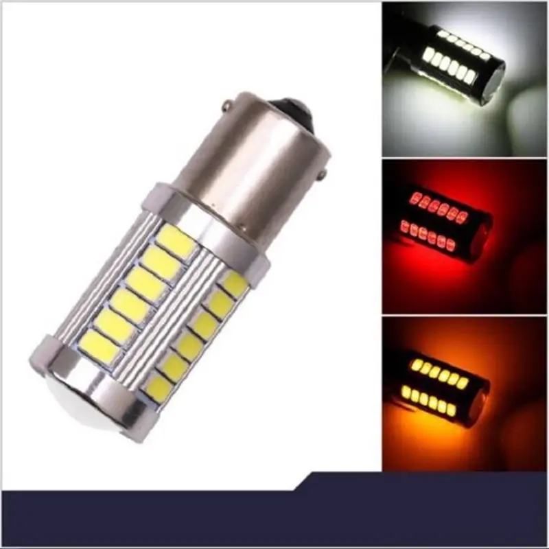 Phanh nhấp nháy 33 tim đèn hậu siêu sáng xe máy nhấp nháy đèn phanh sau đèn sương mù đèn hậu chớp nháy sử dụng điện 12v Ô Xi Nhan Led Phụ Tùng 4