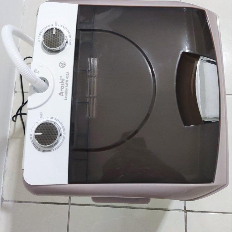 Arashi Mesin Cuci Portable AWM 452 A/ 452 A (4,5 Liter) 6
