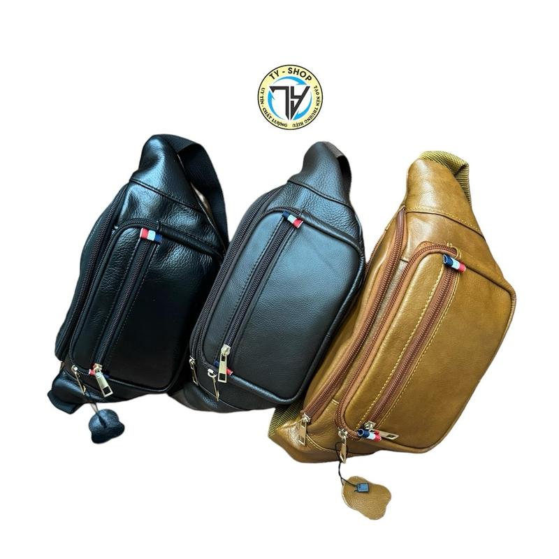 Túi đeo bụng (đeo chéo) đa năng. Đựng được nhiều phụ kiện cần thiết Da  Nam Bag