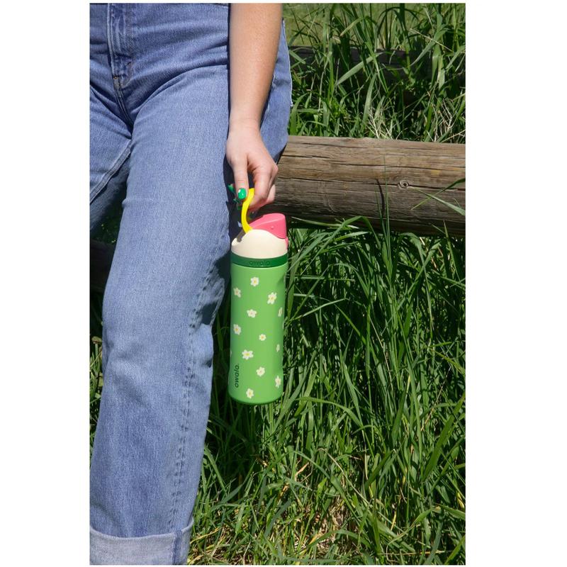 Product Introduction of Darling Daisy Owala FreeSip Insulated Stainless Steel Water Bottle with Straw for Sports and thermos cup outdoor sports water bottle new Owala double-layer vacuum thermos cup sports water bottle outdoor sports straw water cup Drinkware Flasks Portable 15