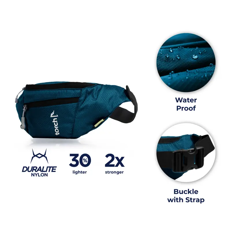TORCH Tangerang Hamura Tas Pinggang Selempang Ringan Anti Air Pria Wanita - Waist bag Sling bag Cross Body Bag Waterproof 4