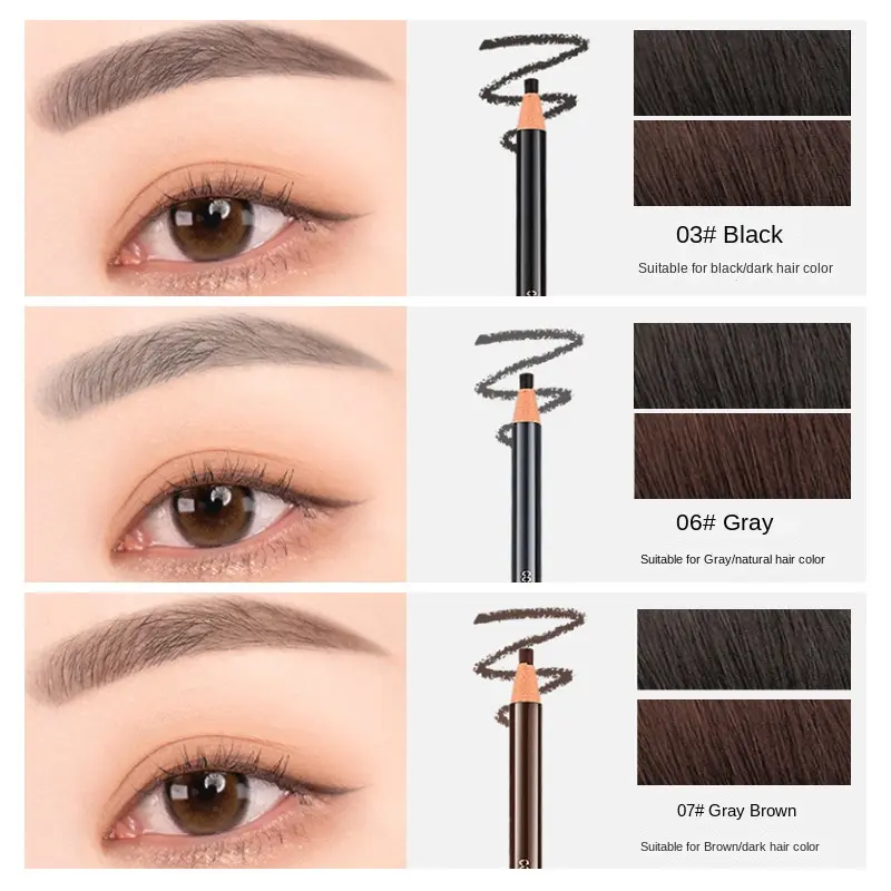 Professional makeup artist's must-have: waterproof brow pencil Cosmetic eyebrow  shaping