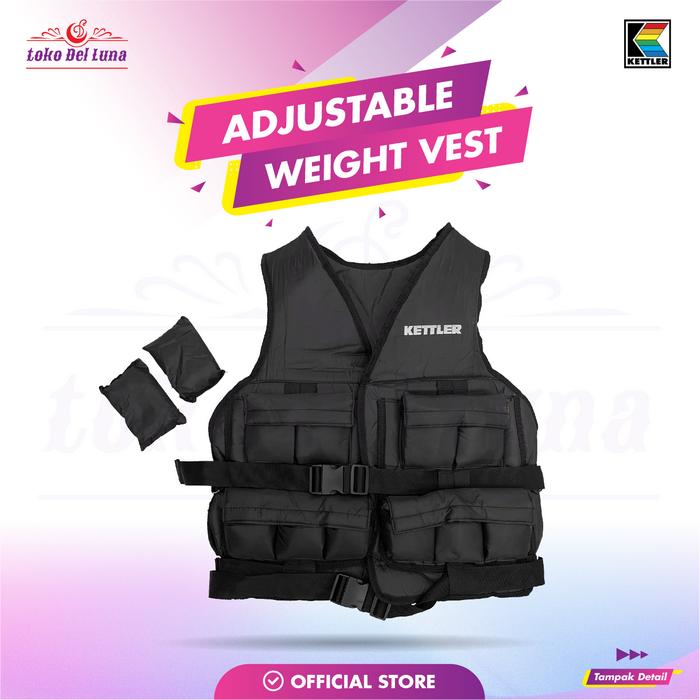 Gambar KETTLER Adjustable Weight Vest 10Kg / Rompi Beban / Pemberat Badan - Pemberat badan 10KG dari toko Del Luna Kota Salatiga Tokopedia