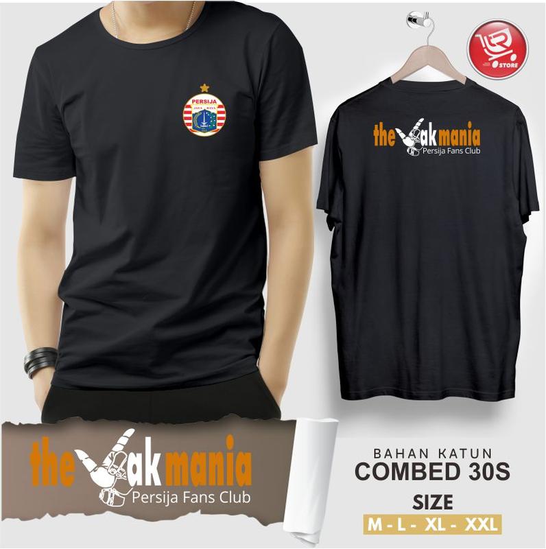 Kaos Baju T-shirt Persija Jakarta - Baju The Jack Kaos Distro Pria wanita 0