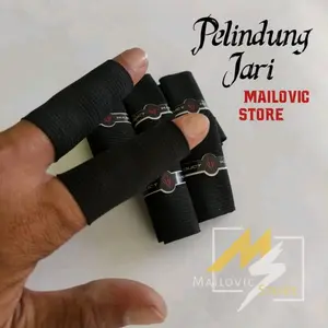 Mailovic Store Pelindung Jari Main Layangan Aduan isi 5pcs Elastisitas Panjang 5cm Bahan Kuat Tebal Pelindung Jari Gelasan