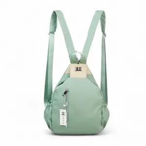 HEZTA Tas Ransel Wanita Model Terbaru Stylish Ringan Multifungsi Bahan Nylon Waterproof Nyaman juga untuk Seharian