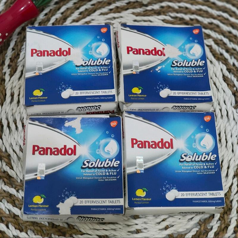 Panadol Soluble- Per Box isi 20 Tablet Dewasa& Anak 1