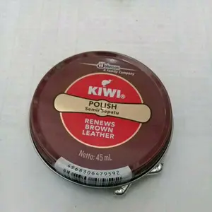 Kiwi ORIGINAL shoe polish BROWN - pengkilap kasut /sepatu 45ml (36gr) COKLAT