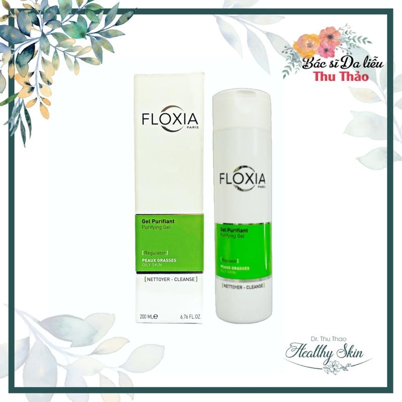   200mL  Sữa rửa mặt dành cho da mụn FLOXIA GEL PURIFIANT PURIFYING 