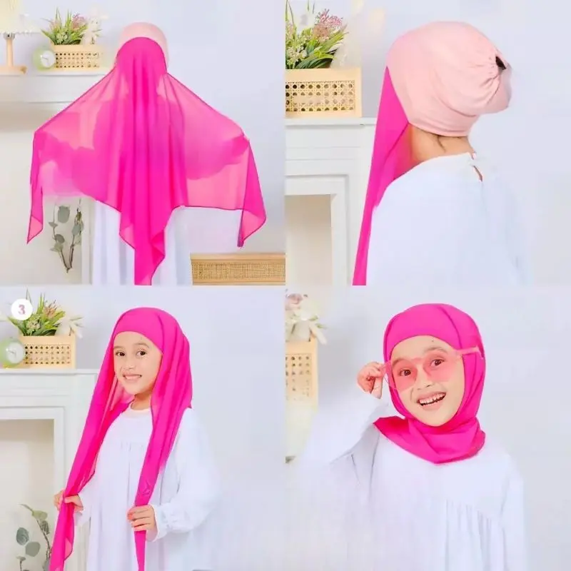 HIJAB SEGIEMPAT INNER ANAK SEGITIGA INNER ANAK CERUTY BABYDOLL PREMIUM