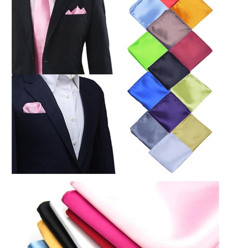 Product Introduction of Tuala Tangan Satin, Untuk Lelaki, Warna Pastel, Sesuai untuk Sut Lelaki, Poket Persegi, Gaya Perniagaan, Tuala Dada, Sut Hanky, Napkin 3