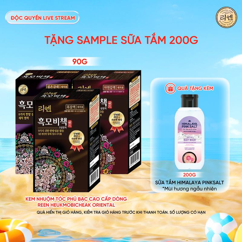 [Reen  Official] Kem nhuộm tóc phủ bạc cao cấp dòng REen HEUKMOBICHEAK ORIENTAL 90gr