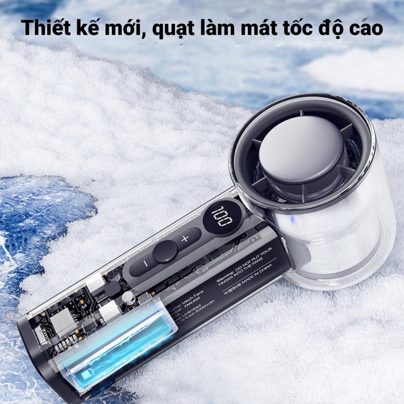 Quạt điều hòa cầm tay làm lạnh 16 độ thời gian sử dụng 30 giờ không ồn kích thước nhỏ máy  quạt  cầm  tay  mini 8
