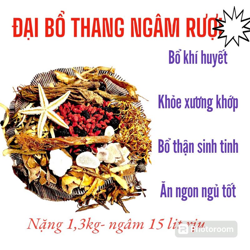 Product Introduction of Thang ngâm rượu Đại Bổ Thang 15L - Hỗ trợ tăng sức đề kháng tự nhiên 1