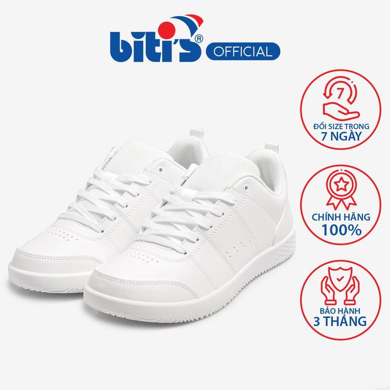 Giày Thể Thao Thông Dụng Nam - Nữ Biti's Basic BSM000600TRG/BSW000600TRG (TRẮNG)