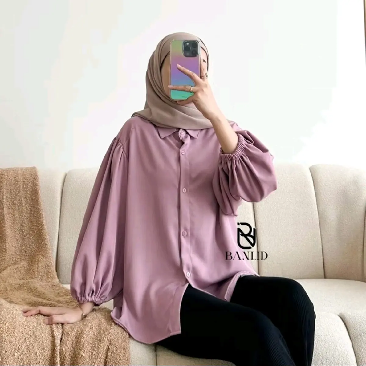 Zea Puffy Blouse Shakilla Polos