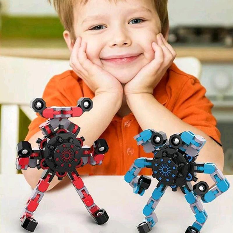 Mainan Fidget Spinner Robot Transformer Terbaru / Mainan Penghilang ...