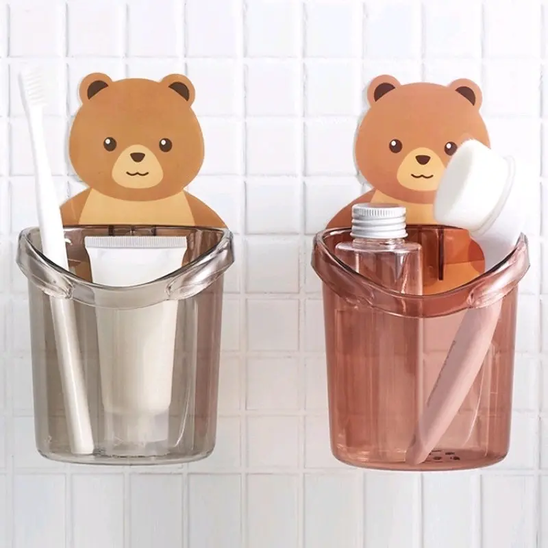bear design toothbrush holder tempat berus gigi