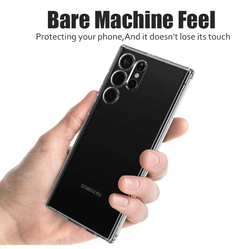 Soft Case Clear Silikon Kompatibel Untuk Samsung Galaxy M15 5G Samsung M35 5G Samsung M55 5G Bening Transparant Tebal 2mm 2