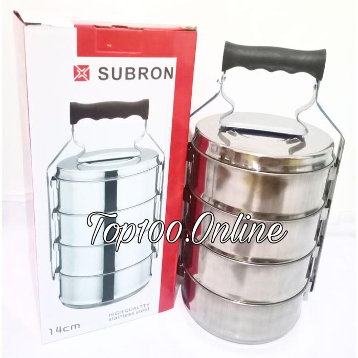 Gambar RANTANG 4 TINGKAT - RANTANG STAINLESS STEEL BAGUS HIGH QUALITY - 14CM dari BMW Kitchenware Kab. Tangerang 2 Tokopedia