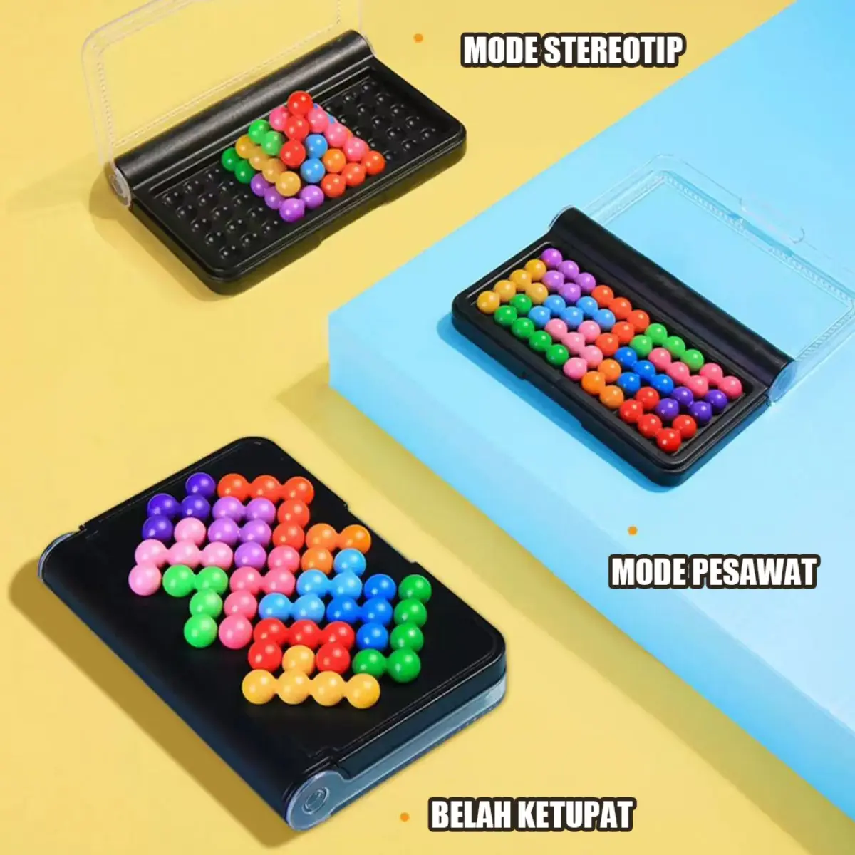 Mainan Asah Otak Brain Logic Game IQ PUZZLE Anak Game Toys IQ PUZZLE ...