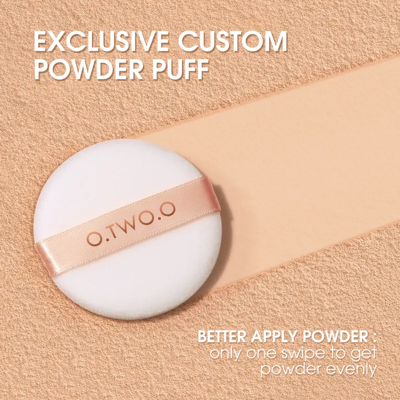 O.TWO.O 3D Soft Focus Face Powder Waterproof Long Lasting Oil Control 24H Natural Skin Tones Hydrating Makeup Powder Foundation 5