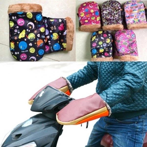 Găng gang tay phao đi xe máy lót nỉ chống thấm mùa đông 