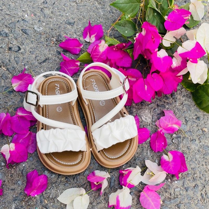 SANDAL quai ngang cho bé gái 1-10 tuổi kiểu dáng thời trang Đi 4 mùa (2025) 4