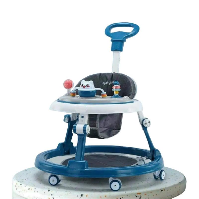 MẪU MỚI Xe Tròn Tập Đi Cho Bé Hàng Cao Cấp Có Cán Đẩy Lót Chân Có Đèn Và Nhạc Xe Tập Đi Kem Voi xetapdi xetậpđi baby walkers xe mâm tập đi xe tập baby baby walker xe tập ghế tròn xe đẩy xe tập xe tròn xe tập xe lắp dây tập ghế tròn
