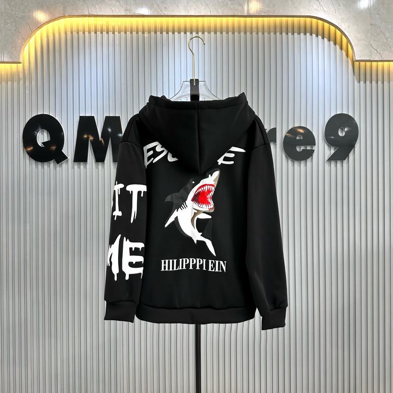 Áo khoác Cá Mập logo Kim Loại Mũ hai lớp hottrend nam nữ Nhung