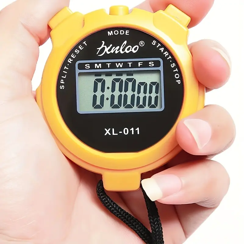 1pc Electronic Stopwatch, Multifunctional, Digital Display, Battery Powered, 36V, ABS Material, Non-rechargeable Button Battery (Diameter20mm), with Referee Timer, for Sports, Fitness, Running, Track and Field Training, Birthday, Christmas 1