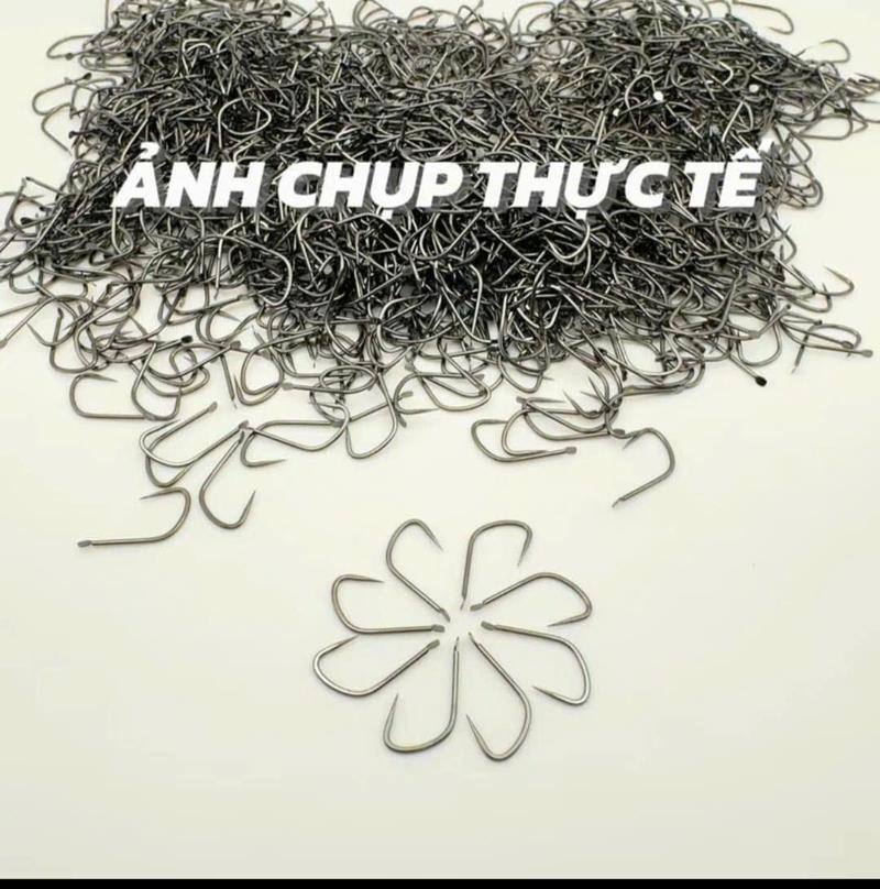 Product Introduction of [CHÌ LÁ SHOP] Lưỡi Câu Không Ngạnh Tổng Hợp - Thép Đen,  Nhiều Kích Cỡ -Chuyên dụng Đi Câu 14