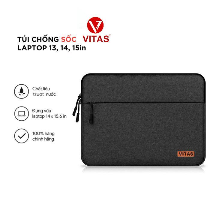 Túi Chống Sốc dây kéo  Laptop Macbook Ultrabook 1/2 Ngăn đựng 13 Inch, 14 Inch, 15 Inch, 15.6 Inch, 17 Inch - Túi laptop nam nữ