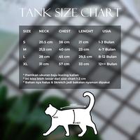 Gambar baju kucing lucu gemoy aksesoris hewan peliharaan - Tank Muffin Black Series - BLACK, XL dari BUKIPET Kab. Garut 4 Tokopedia