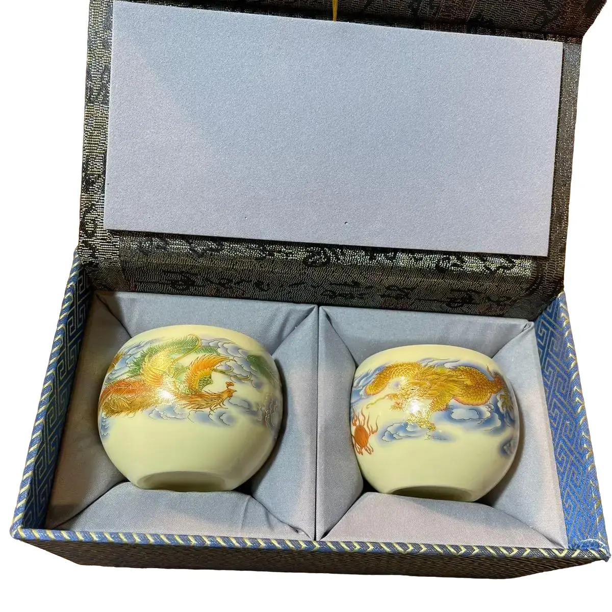 [ Chén Trà - Cảnh Đức ] Cặp Long Phụng Sum Vầy DA08