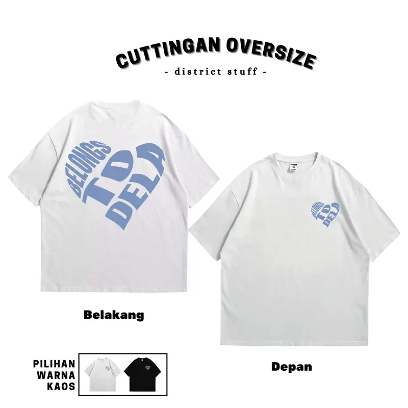 Districtstuff Kaos Custom Bucin Belongs To Oversized 2