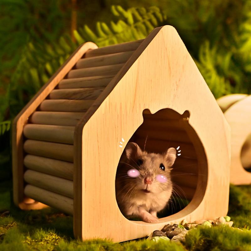 Visual Reference: Daiditi Hamster Hideout Hut Smooth Surface Sturdy Hamster Nest