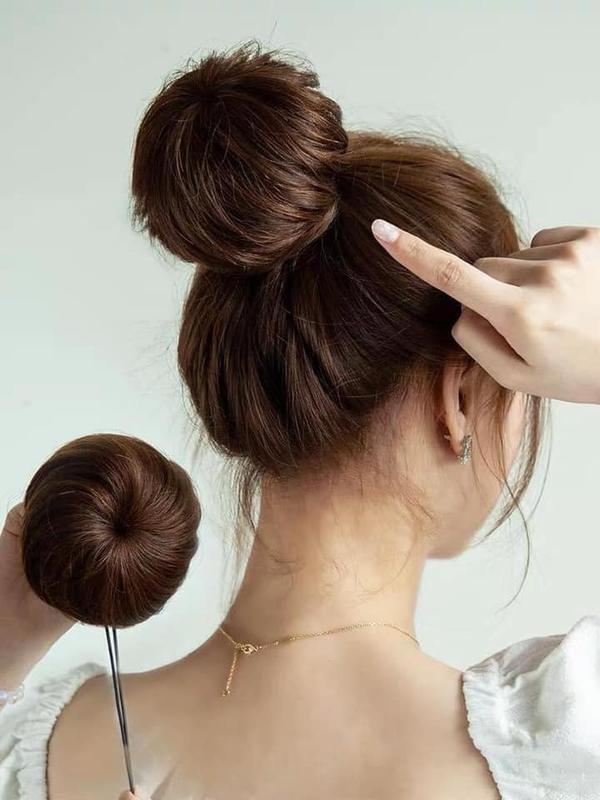 búi tóc giả đẹp dành cho nữ xem clip hướng dẫn cách dùng bên dưới Women.