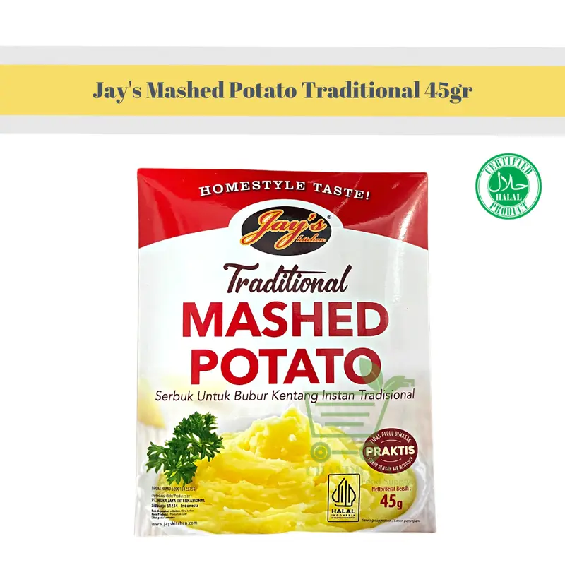 Jays Mashed Potato Traditional 45gr Kentang Instan rasa Tradisional 0