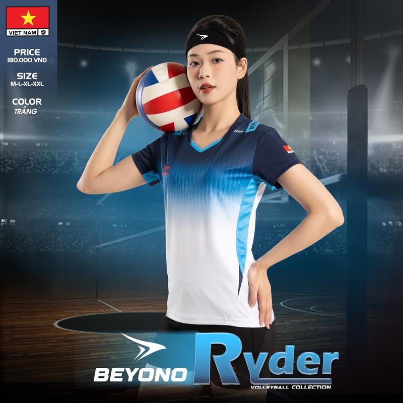 Bộ Quần Áo Bóng Chuyền Nam Nữ Beyono Ryder,Được Làm Từ Chất Liệu Cao Cấp Be-Airy Thoáng Mát,Độ Bền Và Co Giãn Tốt Giúp Người Mặc Luôn Cảm Thấy Dễ Chịu Thoải Mái Suốt Trận Đấu,Thiết Kế Ôm Sát Cơ Thể Hỗ Trợ Tối Đa Sự Di Chuyển Linh Hoạt,Nhận In Từ 1 Bộ 5